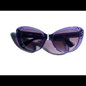 Authentic Versace sunglasses purple gems